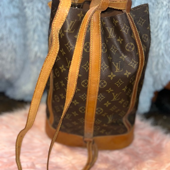 Authentic VINTAGE Louis Vuitton Randonnee GM Monogram Backpack Bag & pouch💎 - Picture 3 of 12